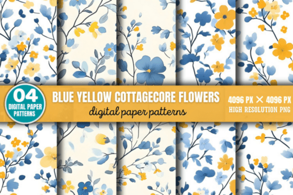Download Blue Toile Background Digital Paper - Premium Resources